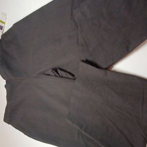 Nwt Alfred dunner black  14 short proportioned pants pullon elastic waist new